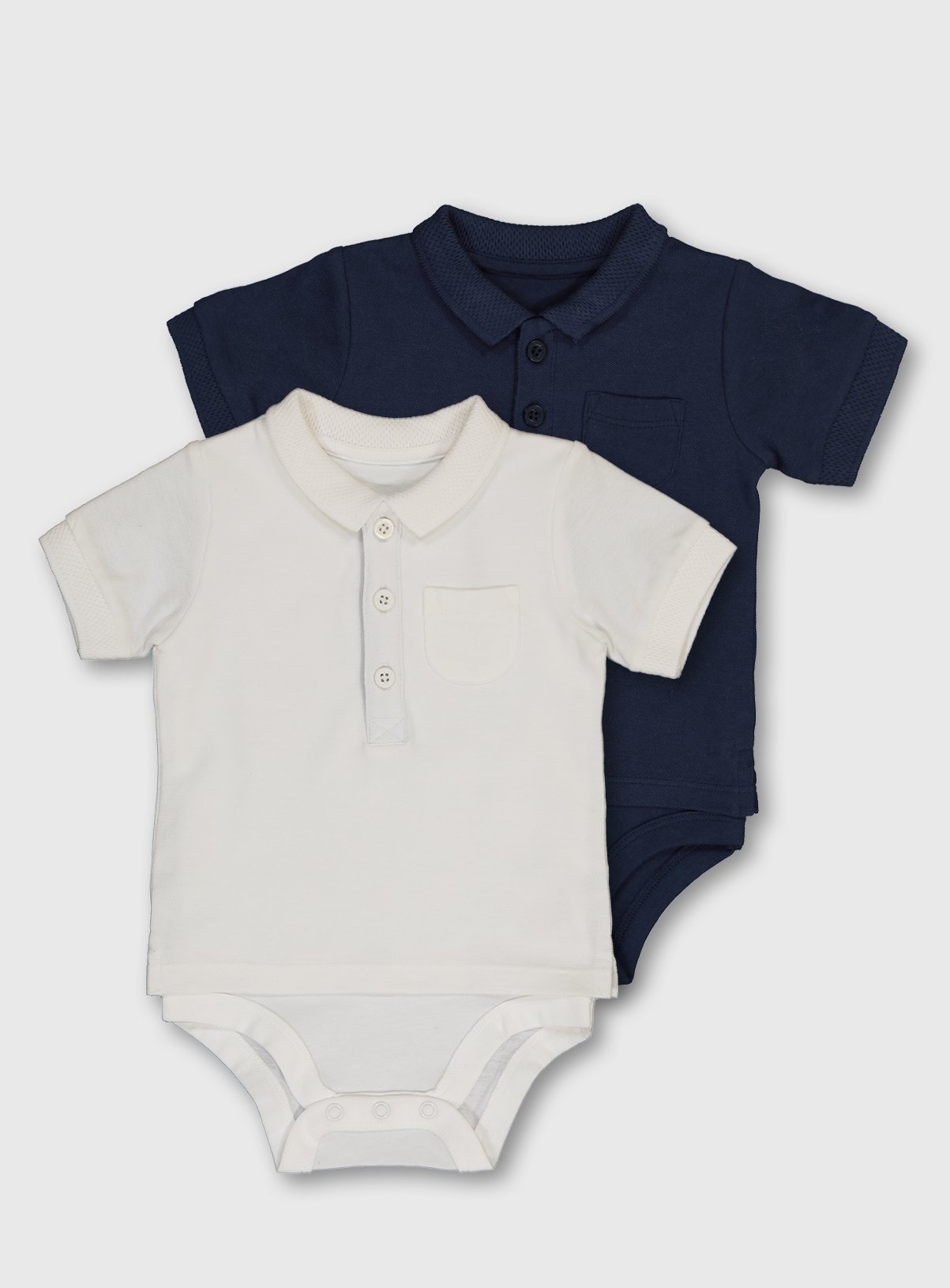 baby polo shirt bodysuit